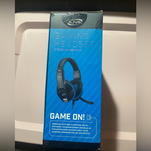iLive Gaming Headset Stereo Headphones NEW - Picture 2 of 7